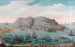 Vue du port de Gibraltar - Ecole italienne — vy av konstverket
