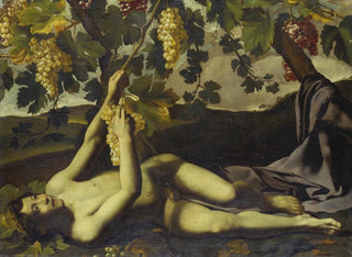Le Jeune Bacchus - Italiensk skola — vy av konstverket