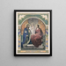 La Sainte Famille - Franz Ittenbach — inramlat konstverk på väggen