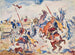 Hussards i strid - Ivan Ivanec — vy av konstverket