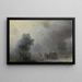 Carrosse dans une tempête - Ivan Konstantinovich Aivazovsky — inramlat konstverk på väggen