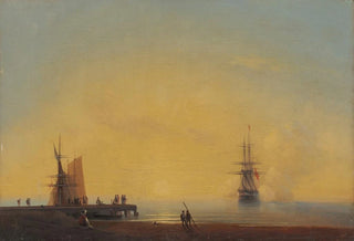 Ivan Konstantinovich Aivazovsky - In the roads Evening.webp