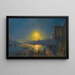 Lever de Lune sur la Corne d'Or - Ivan Konstantinovich Aivazovsky — inramlat konstverk på väggen