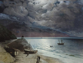 Natt i Gurzof - Ivan Konstantinovich Aivazovsky — vy av konstverket