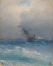 Nödskepp - Ivan Konstantinovich Aivazovsky — vy av konstverket