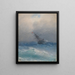 Nödskepp - Ivan Konstantinovich Aivazovsky — inramlat konstverk på väggen