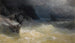 Nedsjunkning utanför Svarta havskusten - Ivan Konstantinovich Aivazovsky — vy av konstverket