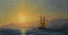 Solnedgång vid havet - Ivan Konstantinovich Aivazovsky — vy av konstverket