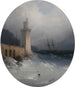 Vue de la côte amalfitaine - Ivan Konstantinovich Aivazovsky — vy av konstverket