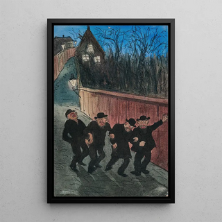 Ivar Arosenius - Night Walkers.webp