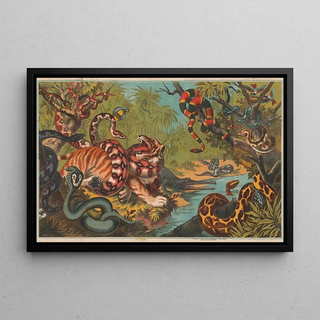 JW Hart - Jungle serpent strangling animal.webp