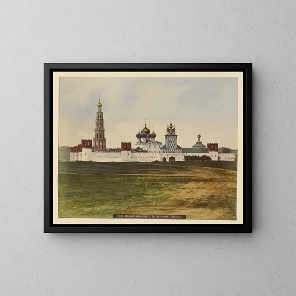 Vue du monastère de Devichiago - J Daziaro — inramlat konstverk på väggen