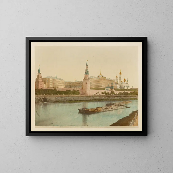 Vue du Kremlin - J Daziaro — inramlat konstverk på väggen