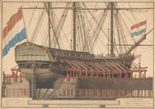 J Vos - Het schip Zoutman op kamelen.webp