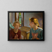 Annunciation - Jacek Malczewski — inramlat konstverk på väggen
