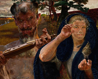 Chanson d'automne - Jacek Malczewski — vy av konstverket