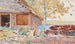 Fin du siècle 31 décembre 1899 paysage avec un cercueil - Jacek Malczewski — vy av konstverket