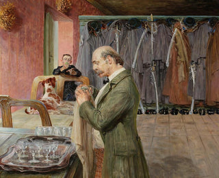 Min liv, centrala delen av triptyken - Jacek Malczewski — vy av konstverket