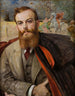 Portrait of Adam Cybulski - Jacek Malczewski — vy av konstverket