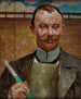 porträtt av Alfred Stepek - Jacek Malczewski — vy av konstverket