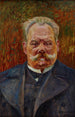 porträtt av Leon Schenrich - Jacek Malczewski — vy av konstverket
