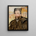 Portrait de Stanisław Witkiewicz - Jacek Malczewski — inramlat konstverk på väggen