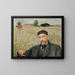 Portrait de Wacław Karczewski - Jacek Malczewski — inramlat konstverk på väggen