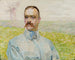 Porträtt av brigadier Józef Piłsudski - Jacek Malczewski — vy av konstverket
