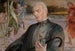 Porträtt av reverend Jan Jasiak - Jacek Malczewski — vy av konstverket
