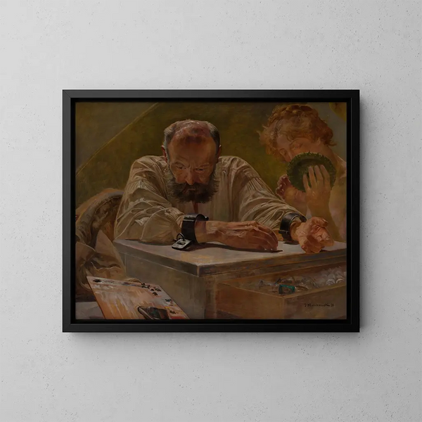 koppling - Jacek Malczewski — inramlat konstverk på väggen