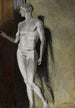 Studie av en klassisk skulptur - Jacek Malczewski — vy av konstverket