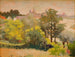 Vue de Cracovie depuis Zwierzyniec - Jacek Malczewski — vy av konstverket