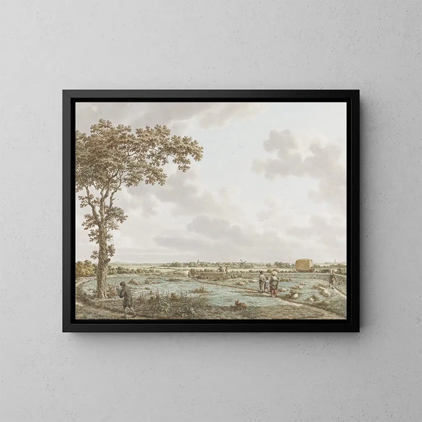 La vue de la Tafelberg depuis le cimetière de Sint-Jans à Laren - Jacob Cats — inramlat konstverk på väggen