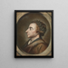 Alexandre Pape poet 1744 - Jacob Christoph Le Blon — inramlat konstverk på väggen