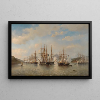 Jacob Eduard van Heemskerck van Beest - Dutch English French and American Squadrons in Japanese Waters during the Expedition led by the French Commander Constant Jaurs September 1864.webp