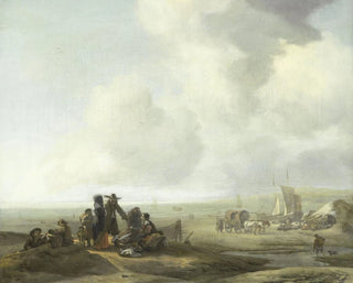 Vy över stranden - Jacob Esselens — vy av konstverket