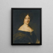 Portrait of Ortensia Mancini - Jacob Ferdinand Voet — inramlat konstverk på väggen