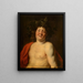 Bacchus - Jacob Jordaens — inramlat konstverk på väggen