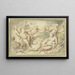 Bacchanale - Jacob Jordaens — inramlat konstverk på väggen