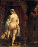 Le roi Candaule de Lydie montrant sa femme à Gygès - Jacob Jordaens — vy av konstverket