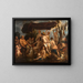 Le repos de Diane - Jacob Jordaens — inramlat konstverk på väggen