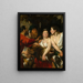Méléagre och Atalante - Jacob Jordaens — inramlat konstverk på väggen