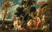 Les nymphes coupant la barbe de Pan - Jacob Jordaens — vy av konstverket