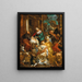 L'Adoration des Mages - Jacob Jordaens — inramlat konstverk på väggen