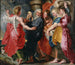 La fuite de Lot et de sa famille de Sodome - Jacob Jordaens — vy av konstverket