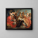 Les quatre Pères de l'Église latine - Jacob Jordaens — inramlat konstverk på väggen