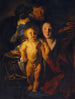 La Sainte Famille aux chandelles - Jacob Jordaens — vy av konstverket