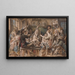 Le Roi boit - Jacob Jordaens — inramlat konstverk på väggen