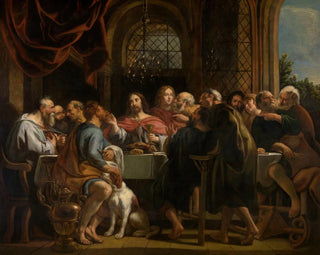 Le Dernier Souper - Jacob Jordaens — vy av konstverket