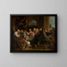 Le Dernier Souper - Jacob Jordaens — inramlat konstverk på väggen